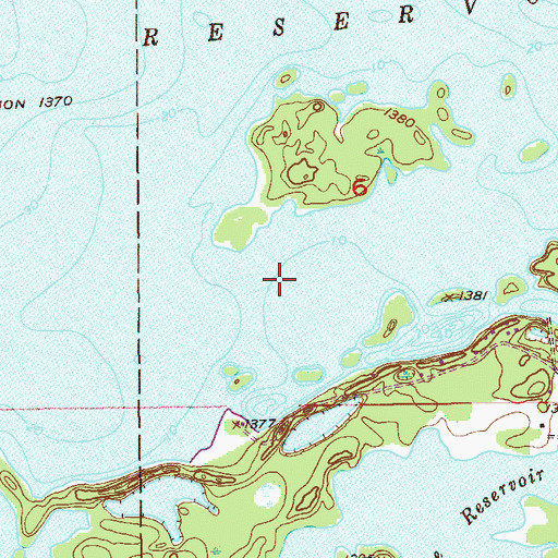 Topographic Map of North Country Seaplane Base, MN