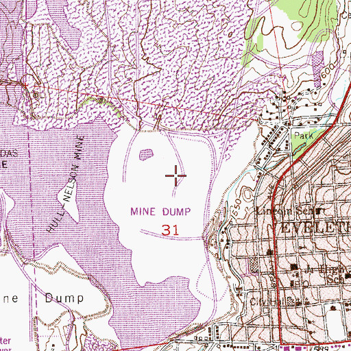 Topographic Map of Adams Pit, MN