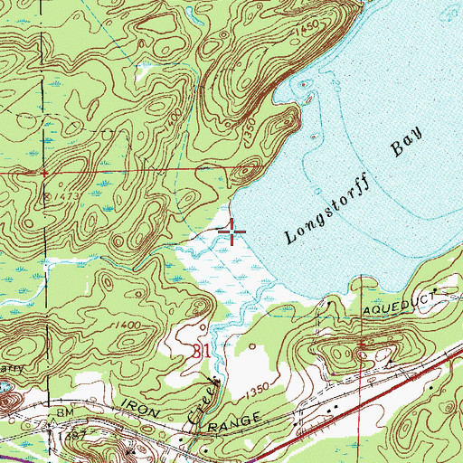 Topographic Map of Armstrong Creek, MN