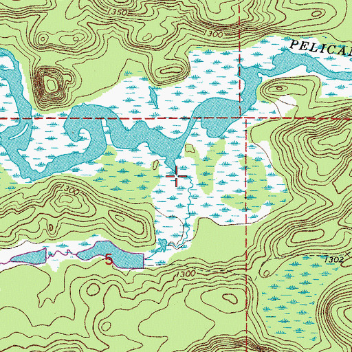 Topographic Map of Clear Creek, MN