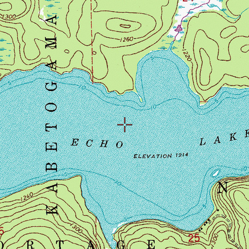 Topographic Map of Echo Lake, MN