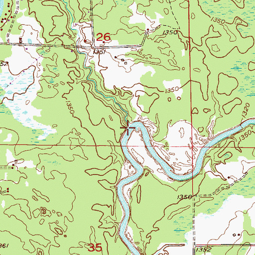 Topographic Map of Ely Creek, MN