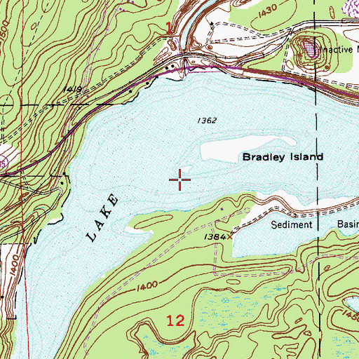 Topographic Map of Embarrass Lake, MN