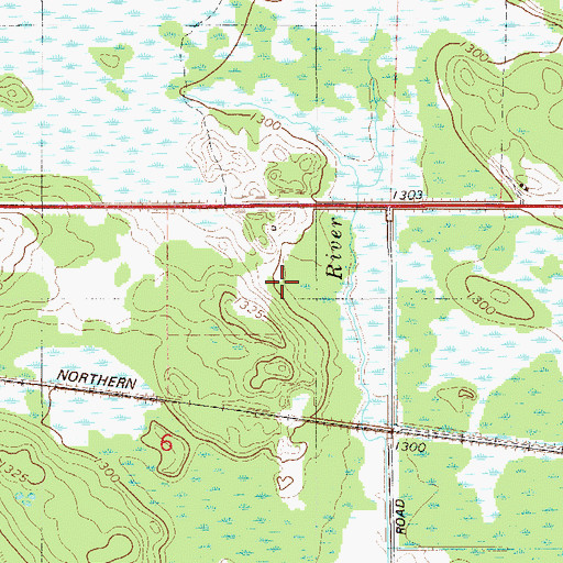 Topographic Map of Fond du Lac State Forest, MN