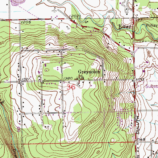 Topographic Map of Greysolo Church, MN