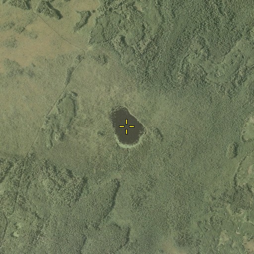 Aerial/Satellite Image of Hush Lake, MN