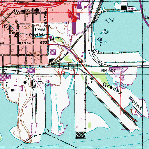 Topographic Map of Keene Creek, MN