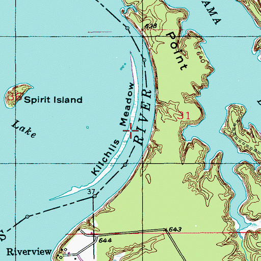 Topographic Map of Kilchlis Meadow, MN