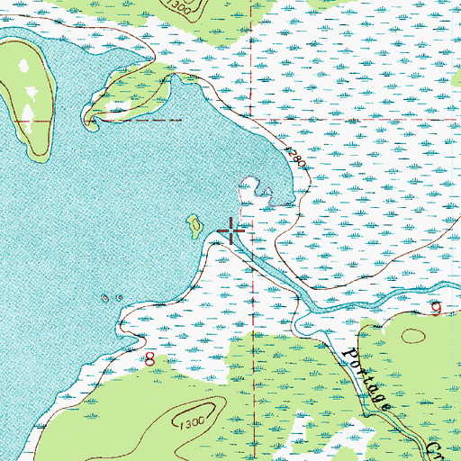 Topographic Map of Lost River, MN