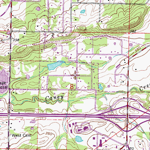 Topographic Map of Northview Subdivision, AR