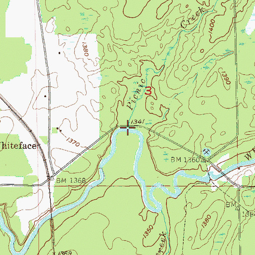 Topographic Map of Picnic Creek, MN