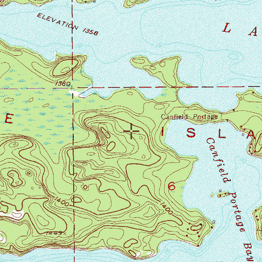 Topographic Map of Pine Island, MN