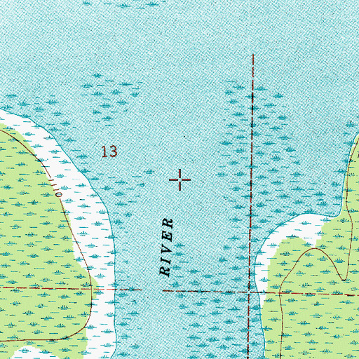 Topographic Map of Rat Root River, MN