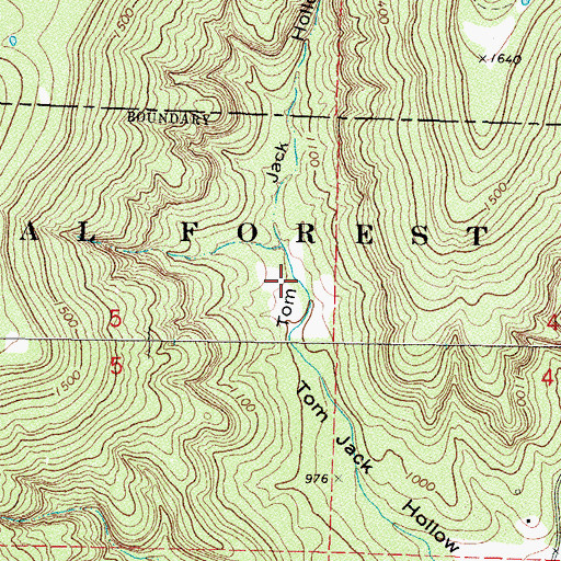 Topographic Map of Stop (historical), AR