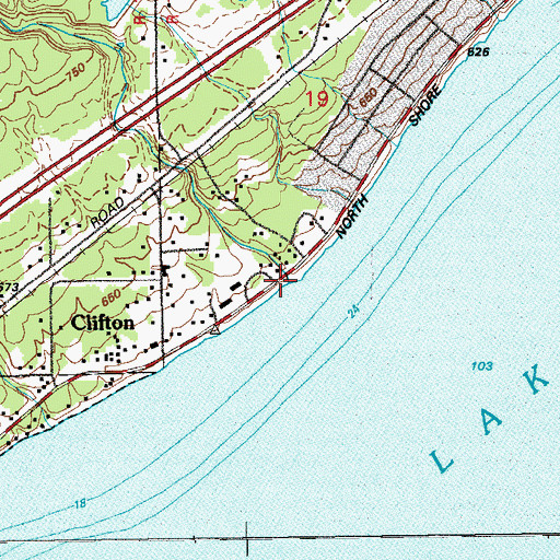 Topographic Map of Talmadge River, MN