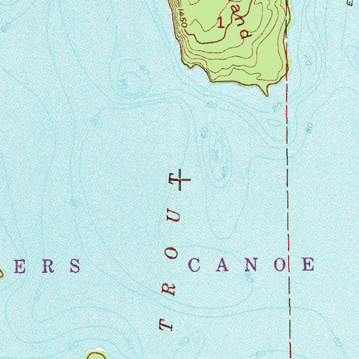 Topographic Map of Trout Lake, MN