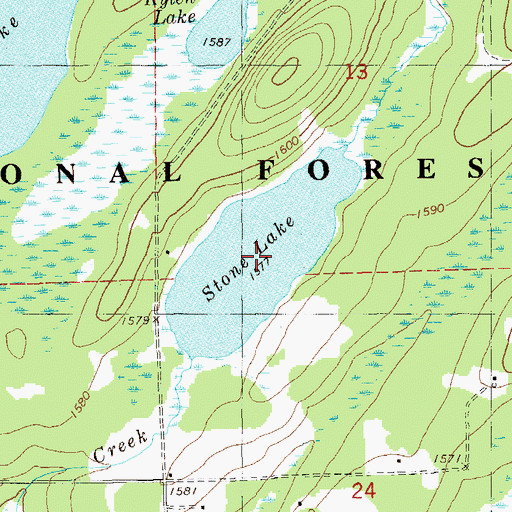 Topographic Map of Tommila Lake, MN