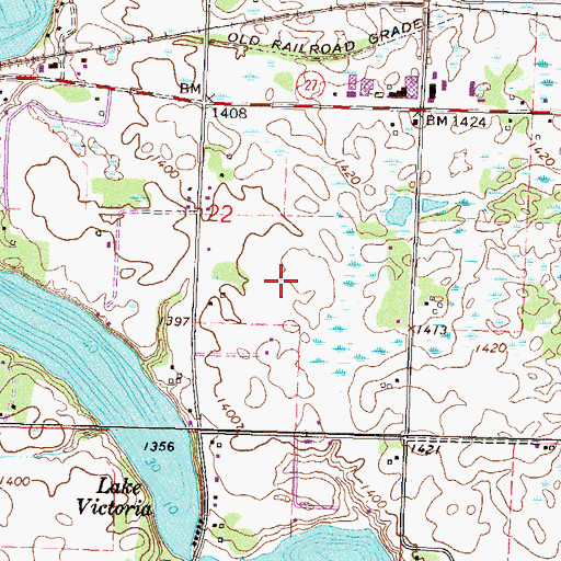 Topographic Map of KSTQ-FM (Alexandria), MN