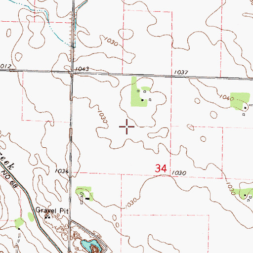 Topographic Map of KKRC-FM (Granite Falls), MN