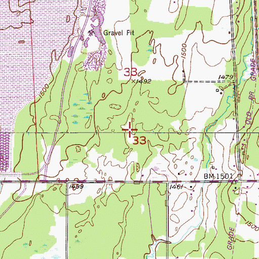 Topographic Map of WKKQ-AM (Nashwauk), MN