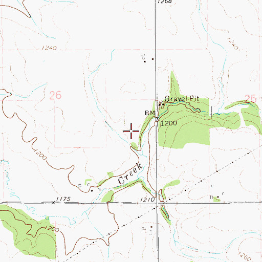 Topographic Map of KNXR-FM (Rochester), MN