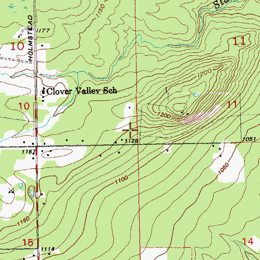Topographic Map of WRSR-FM (Two Harbors), MN