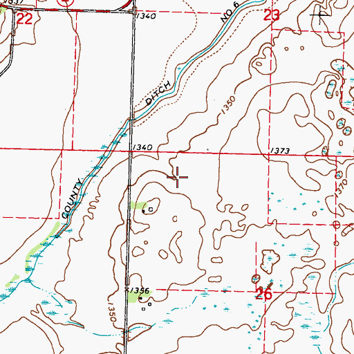 Topographic Map of KSAX-TV (Alexandria), MN