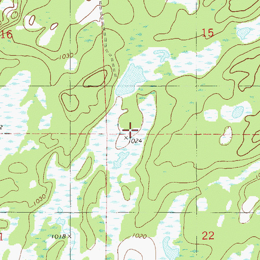 Topographic Map of Township of Arna, MN