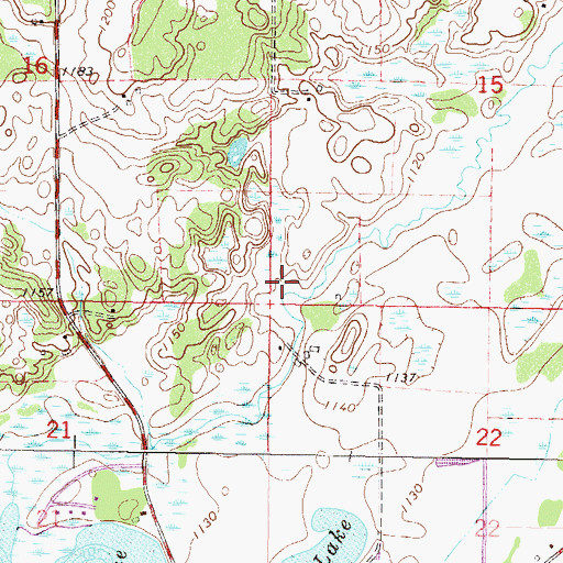 Topographic Map of Township of Avon, MN