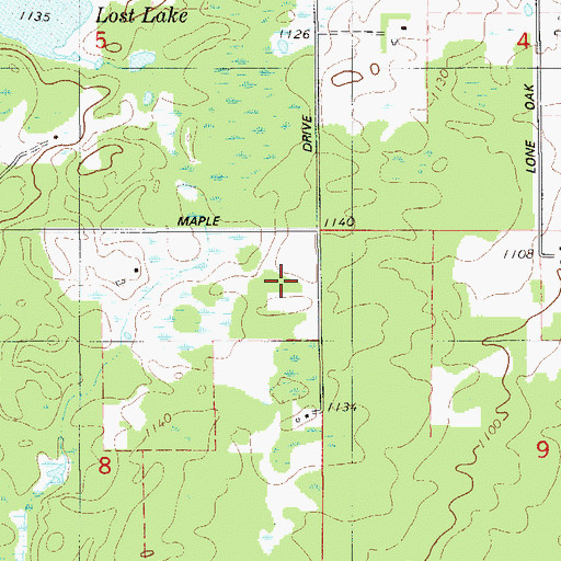 Topographic Map of Township of Barnum, MN