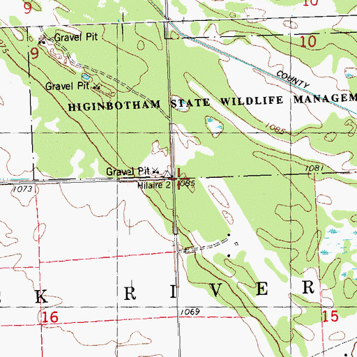 Topographic Map of Township of Black River, MN