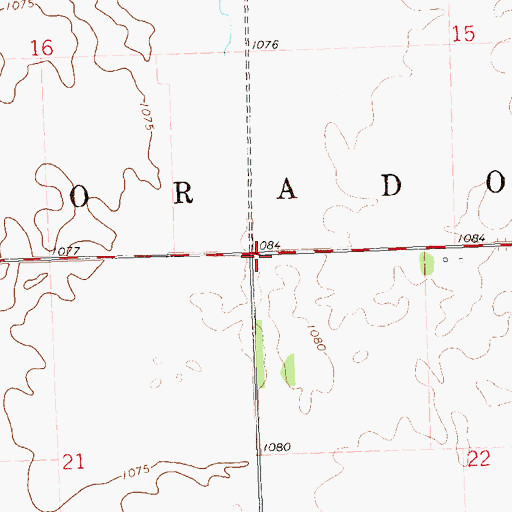 Topographic Map of Township of Eldorado, MN