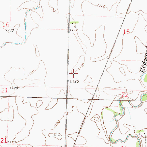 Topographic Map of Township of Fairview, MN