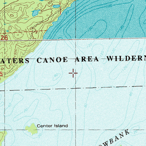 Topographic Map of Township of Fall Lake, MN