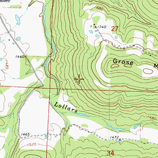 Topographic Map of Township of Union (historical), AR