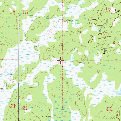 Topographic Map of Township of Fleming, MN