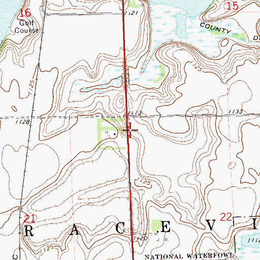 Topographic Map of Township of Graceville, MN