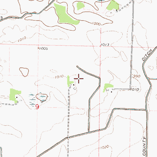 Topographic Map of Township of Home, MN