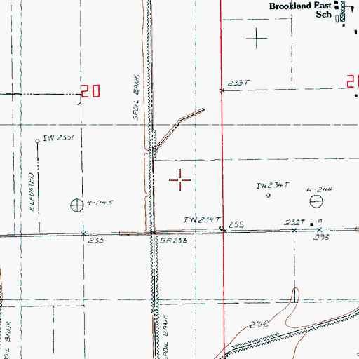 Topographic Map of Township of Lester, AR
