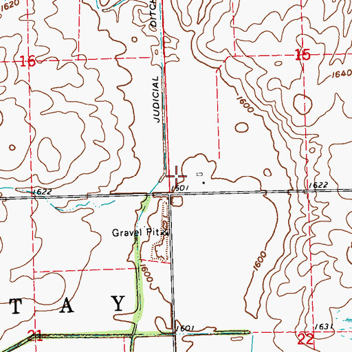 Topographic Map of Township of Lake Stay, MN