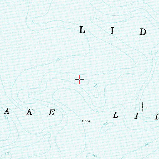 Topographic Map of Township of Lida, MN