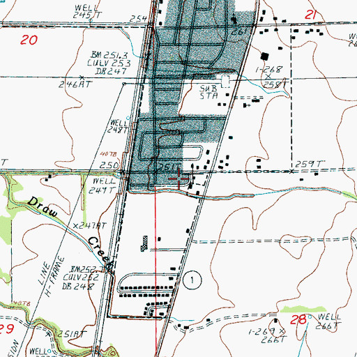 Topographic Map of Township of Wynne, AR
