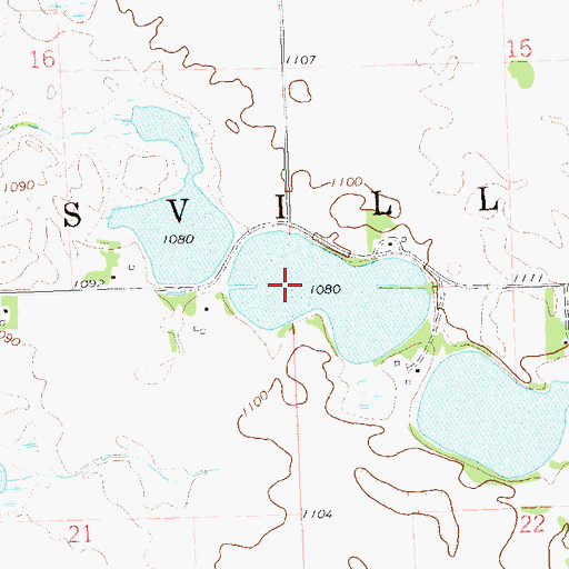 Topographic Map of Township of Macsville, MN