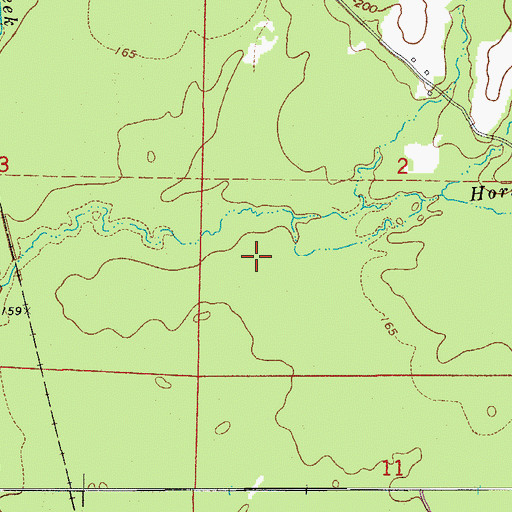 Topographic Map of Township of Owen, AR