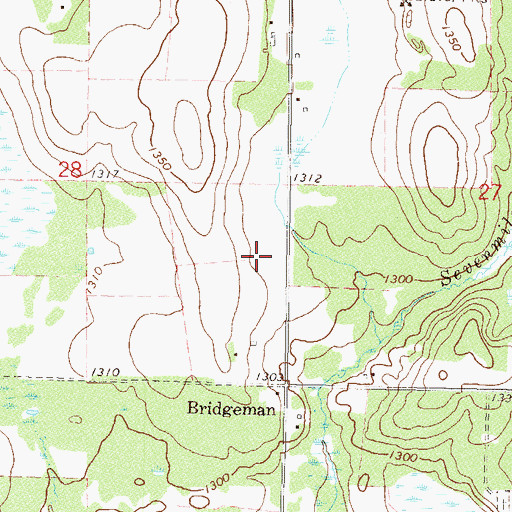Topographic Map of Township of May, MN
