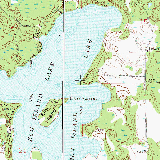 Topographic Map of Township of Nordland, MN