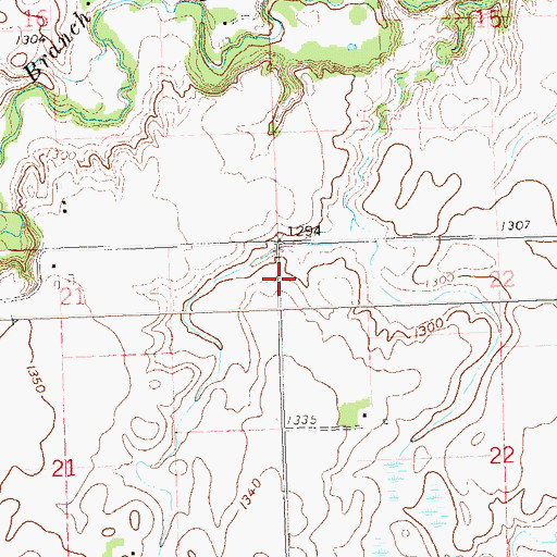 Topographic Map of Township of Nordland, MN