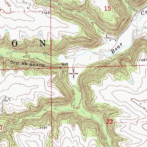 Topographic Map of Township of Norton, MN