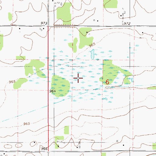 Topographic Map of Township of Pine City, MN