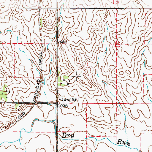 Topographic Map of Township of Pine Island, MN